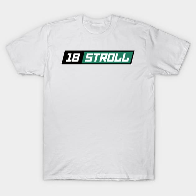 Lance Stroll 18 F1 Driver T-Shirt by petrolhead